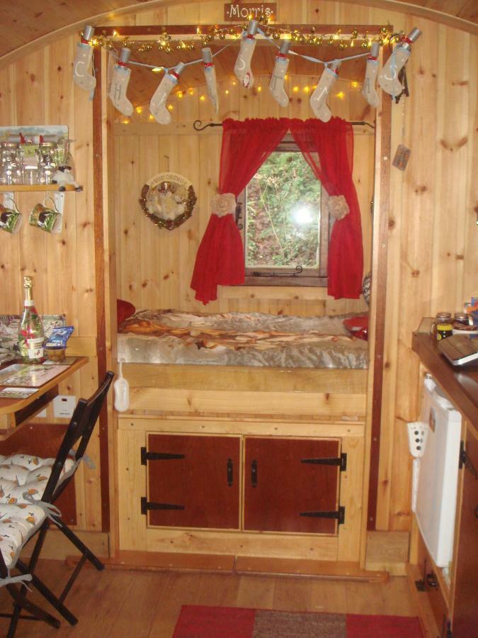 'Morris' The Shepherd'S Hut With Woodland Hot Tub Carmarthen Exterior foto